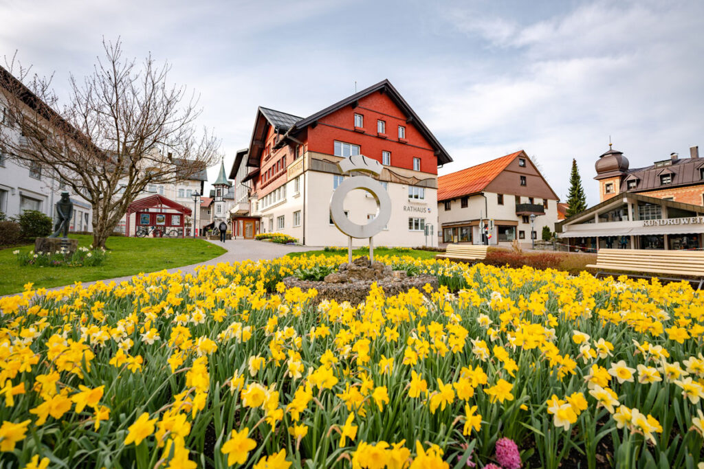 Zentrum von Oberstaufen