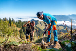 Die geschützte Naturlandschaft im Naturpark Nagelfluhkette